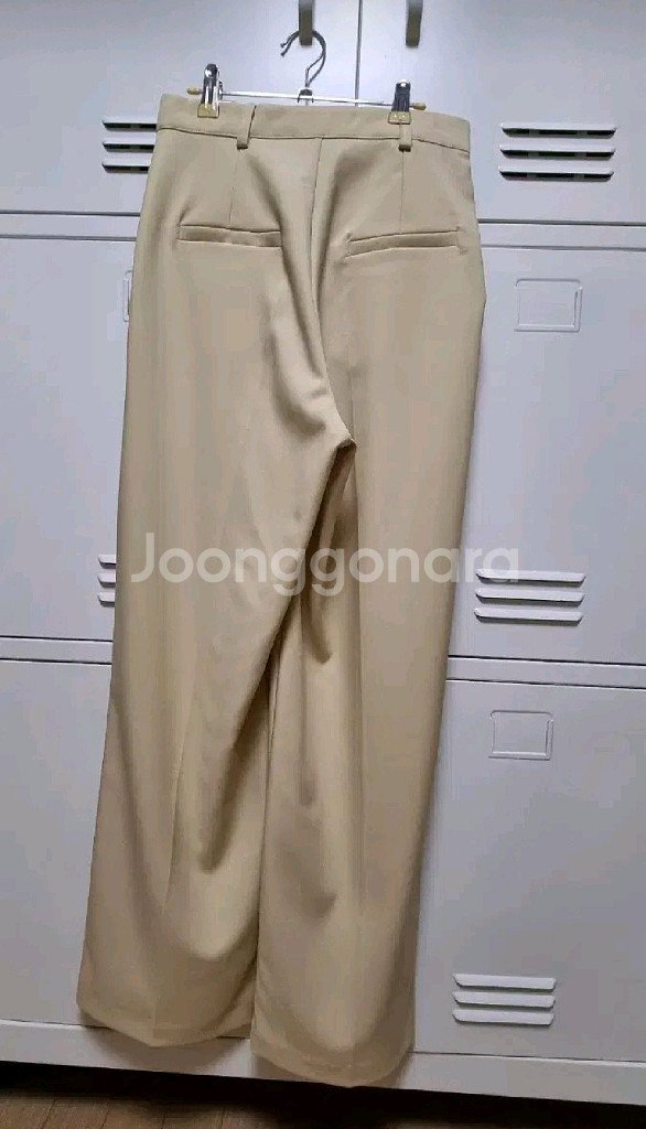 베이직 와이드 슬랙스 - 옐로우, S--6