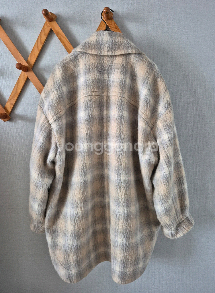 체크 셔츠 점퍼(코트)--4