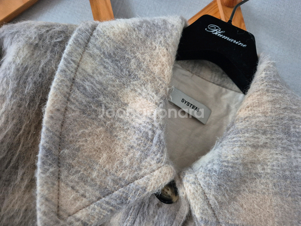 체크 셔츠 점퍼(코트)--3