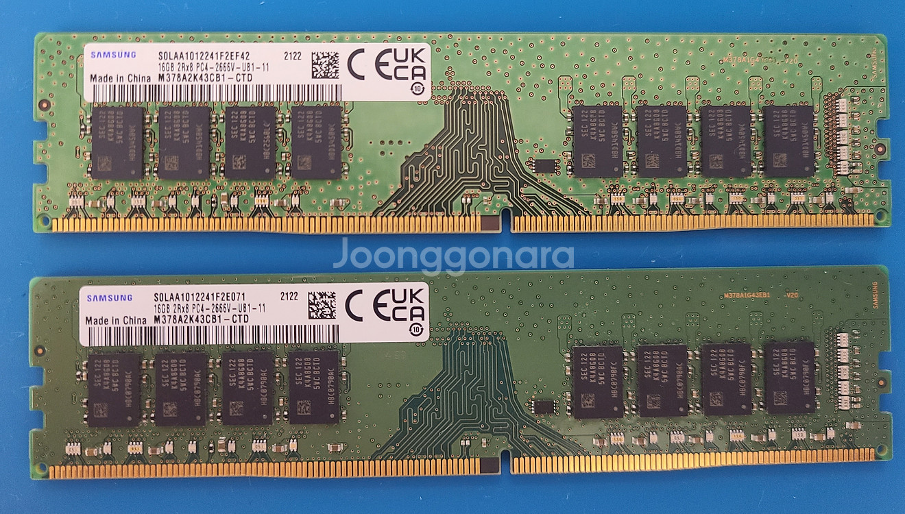 삼성 램 DDR4 16GB X 2개 세트--0