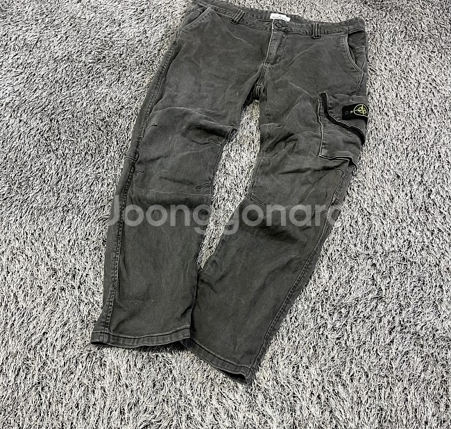 스톤아일랜드 카고바지 카고팬츠 36인치--0