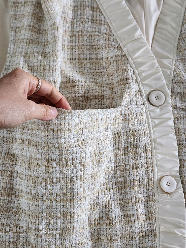 (새상품)system시스템 레더 베스트+티셔츠 세트--4