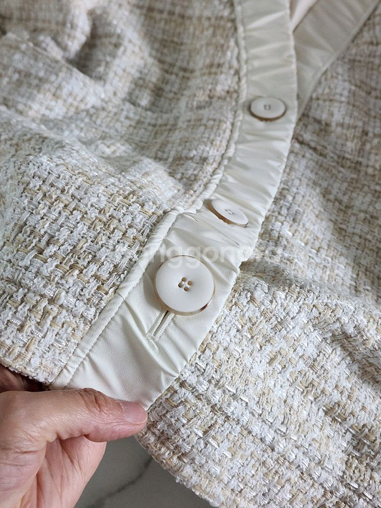 (새상품)system시스템 레더 베스트+티셔츠 세트--6