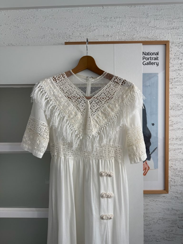 [Christian Dior] 크리스챤 디올 레이스 롱 원피스 이미지