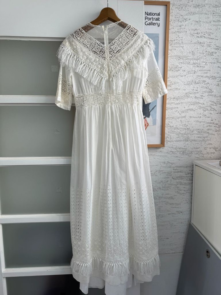 [Christian Dior] 크리스챤 디올 레이스 롱 원피스 이미지