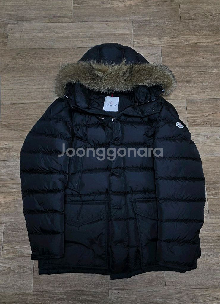 [새상품급,4]몽클레어 클루니 블랙 리얼퍼--0