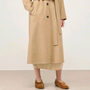 더캐시미어 울 블렌드 벨티드싱글코트55 랑방 마인 타임