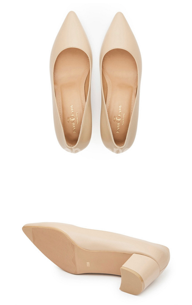 금강제화 양가죽 5cm 스틸레토 베이직 펌프스 구두--1