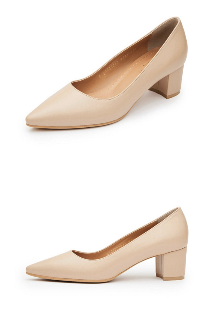 금강제화 양가죽 5cm 스틸레토 베이직 펌프스 구두--2