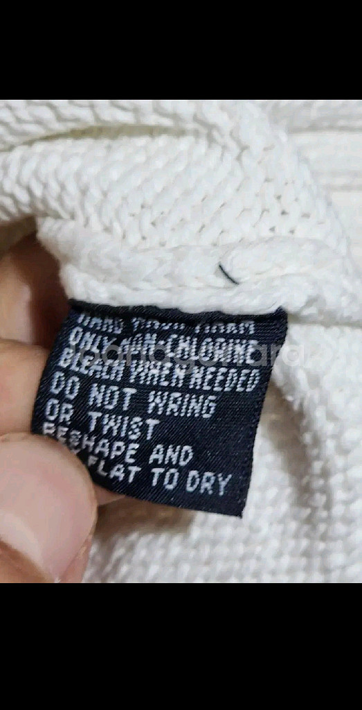 (95) 랄프로렌 폴로 니트조끼 화이트 로고 베스트 브이넥--4