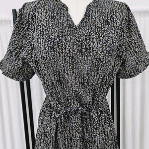 (새상품)레드망고 여름 원피스 허리끈 원피스 프린트원피