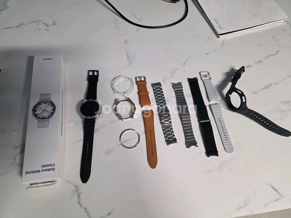 갤럭시워치6 클래식 47mm 실버 LTE 자급제--0