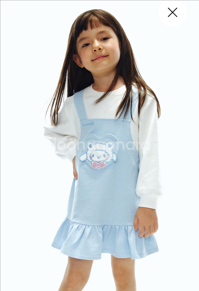 에첸엠 h&m 여아 산리오 시나모를 원피스--2