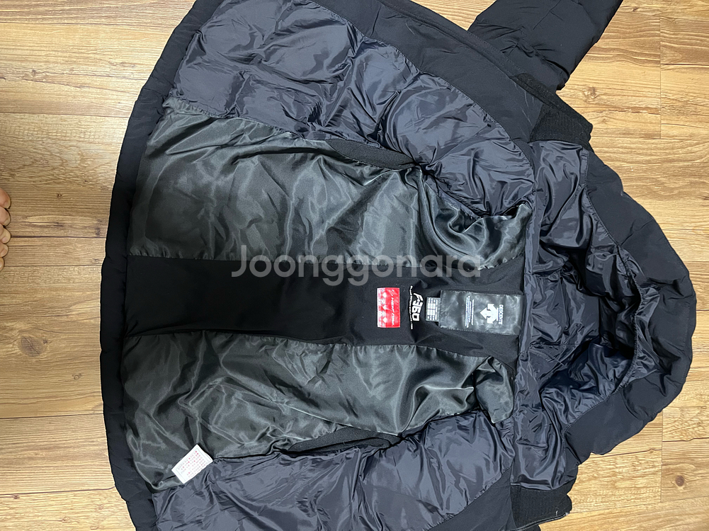 데상트 영애슬릿 아우디 레플리카 패딩 점퍼 자켓 140 주니어 숏다운 다운 스키 스키팀 스키복--2