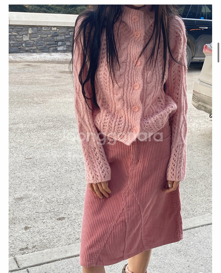 메이비베이비 디어리스트 넵튠 가디건 핑크--0