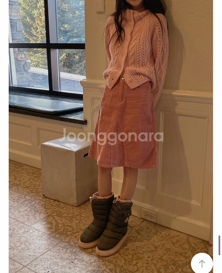 메이비베이비 디어리스트 넵튠 가디건 핑크--1