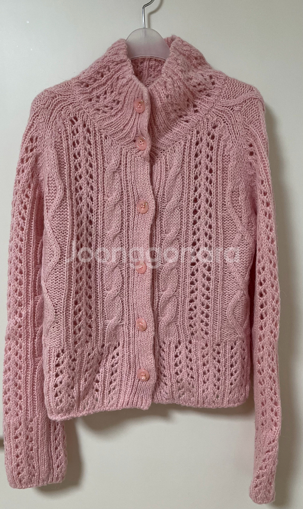 메이비베이비 디어리스트 넵튠 가디건 핑크--4