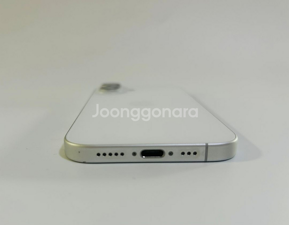 아이폰16 화이트 256GB 특S급 중고폰공기계--1