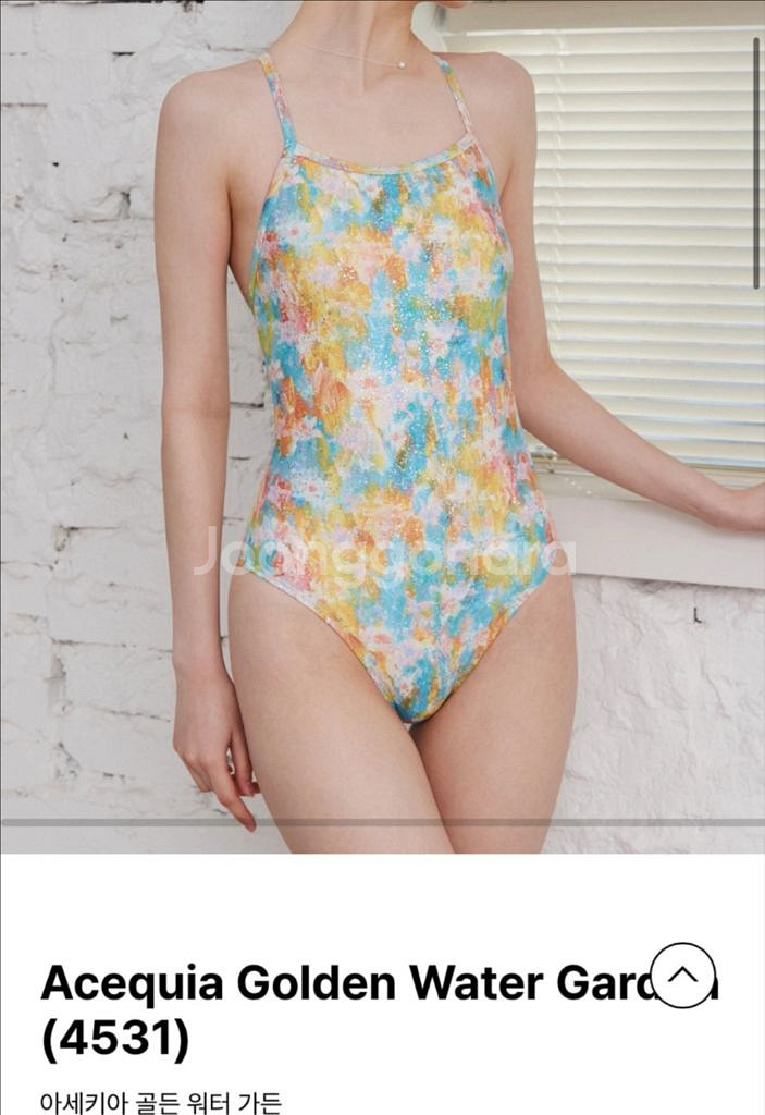 르망고 여성 원피스 수영복 아세키아 골든 워터 가든 노멀컷 더블크로스백 S--3