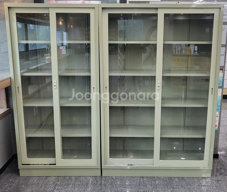 철재유리진열장,철재캐비넷 철재옷장 철재사물함 철제보관함 철재신발장--0