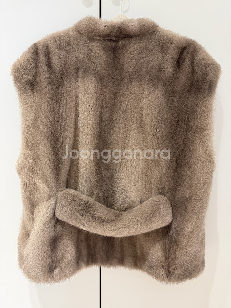밍크 퍼 베스트--1