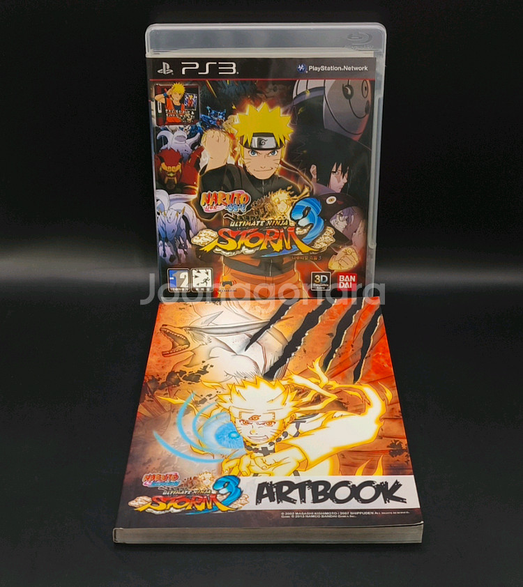 플스3, PS3정발 나루티밋스톰3+특전 아트북--3