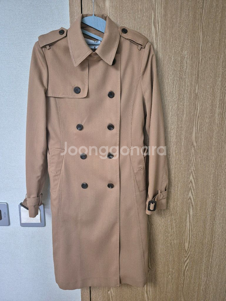 LINE 베이지 여성트렌치 코트 새상품--0