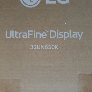 LG 4K 모니터 32UN650K