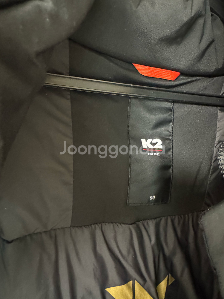 K2 씬에어 구스다운 / 블랙 / 90(공용사이즈)--3
