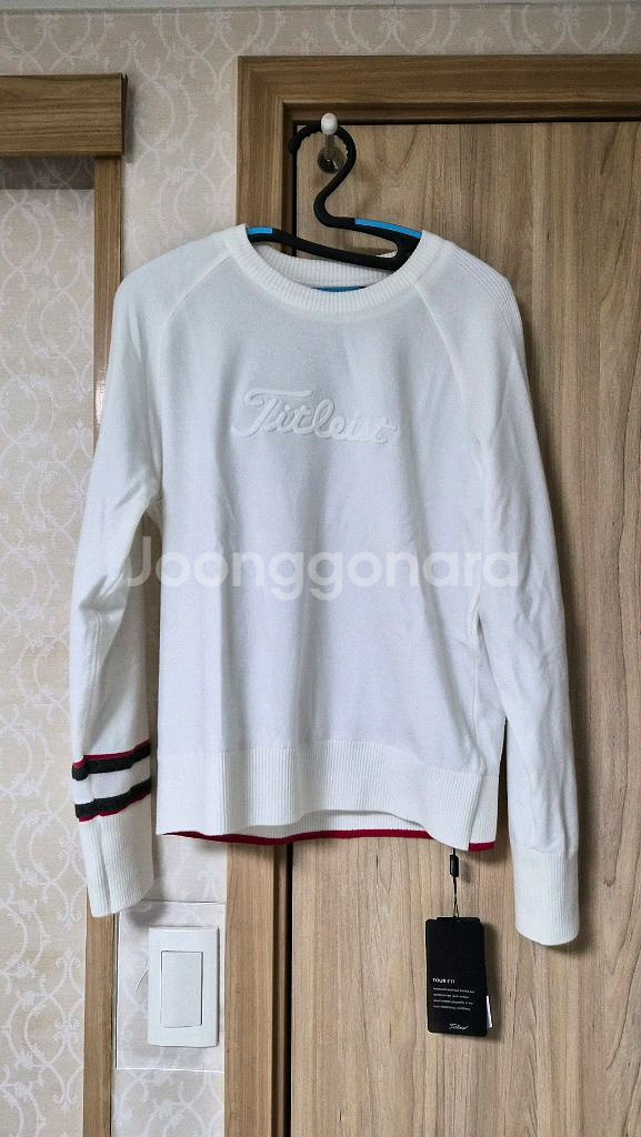 타이틀리스트 방풍 여자 골프 니트 M--0