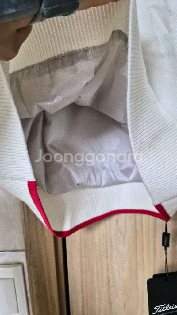 타이틀리스트 방풍 여자 골프 니트 M--1