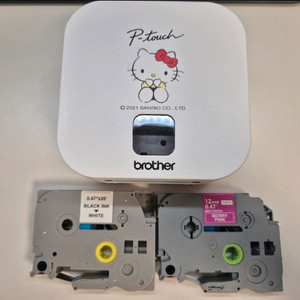 헬로키티 라벨 프린터기 판매합니다. (PT-P300BTHK) 이미지