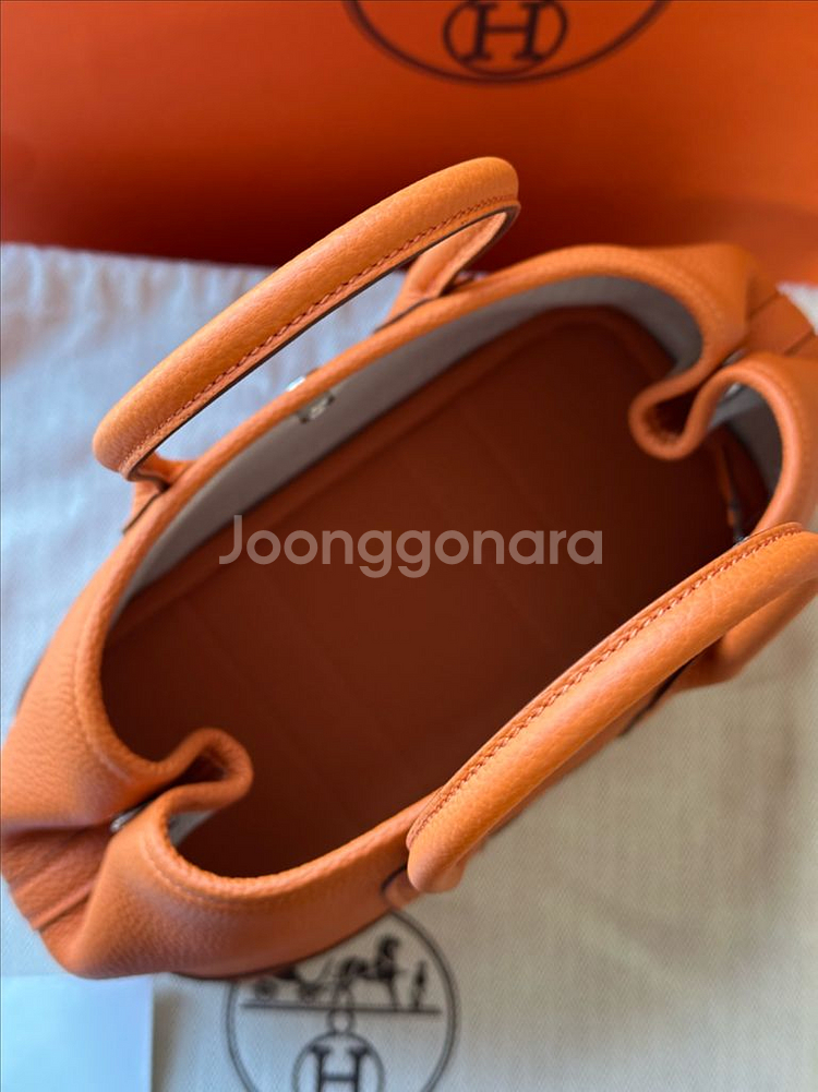 에르메스 네오 가든파티 23 미니 K각인 오랑쥬--2