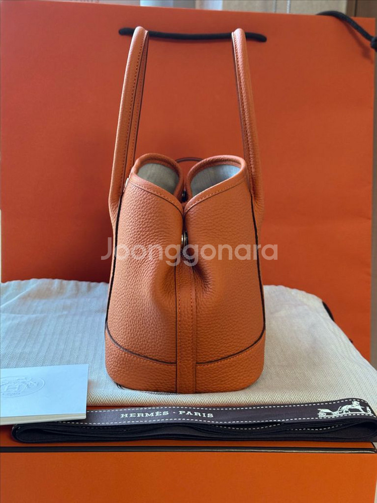 에르메스 네오 가든파티 23 미니 K각인 오랑쥬--3
