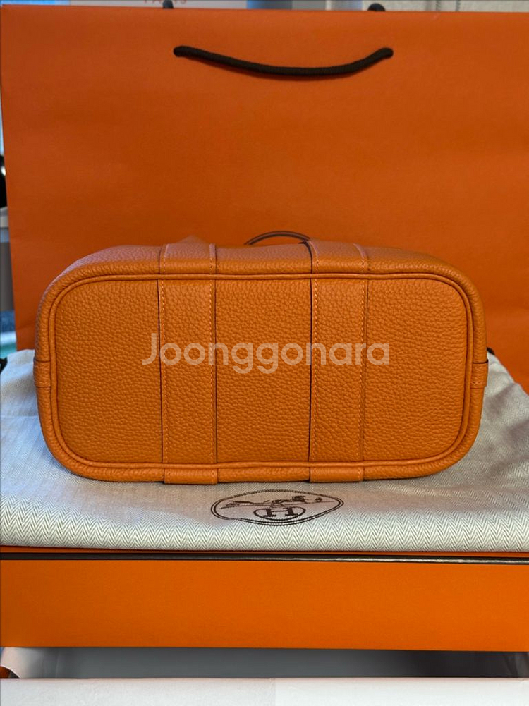 에르메스 네오 가든파티 23 미니 K각인 오랑쥬--4