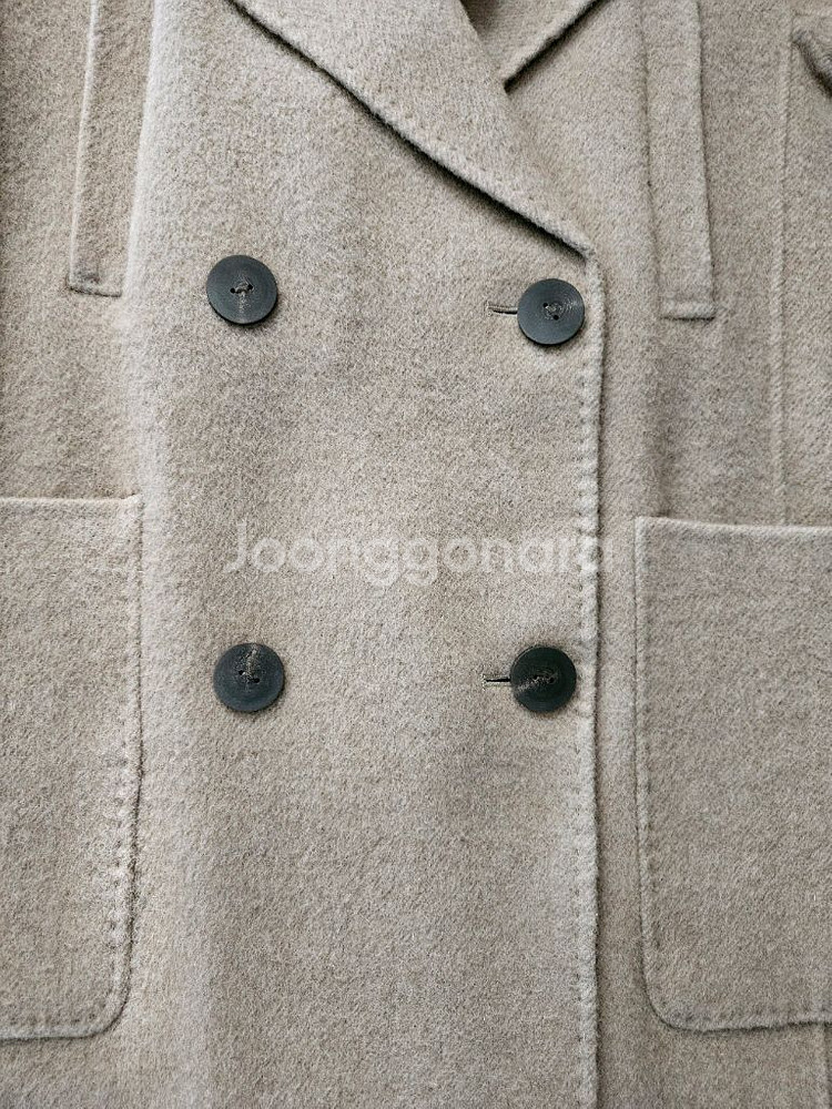 쏘울 라쿤 호주울 프리미엄 정려원 핸드메이드 더블코트 판매해요--2