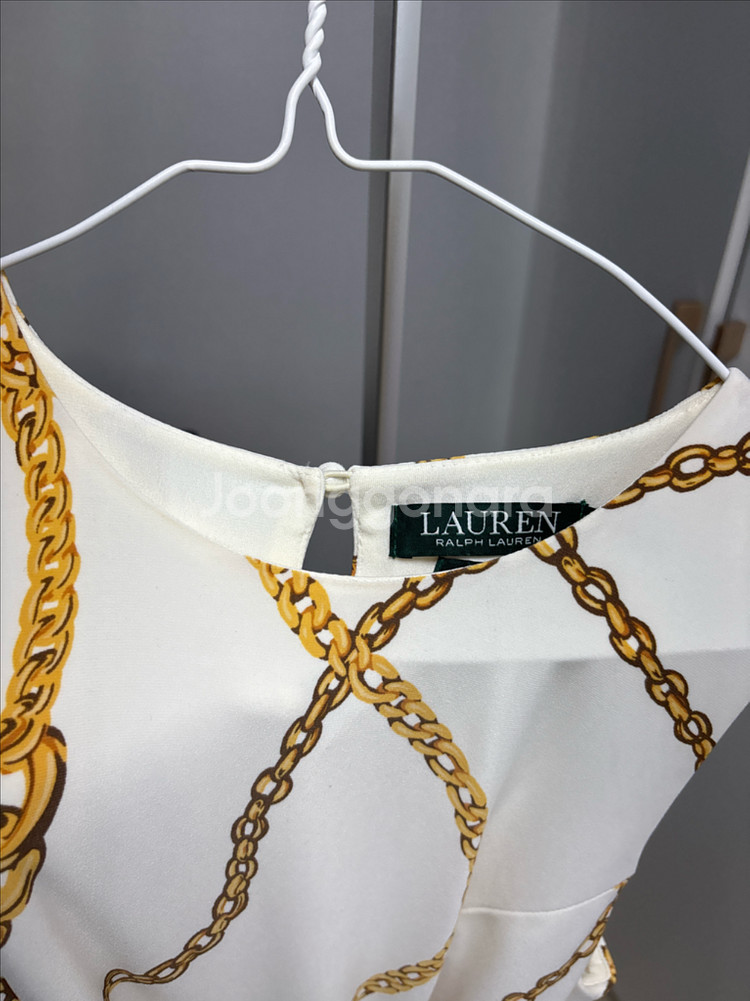 로렌 롱 원피스 랄프로렌 드레스 55-66 물세탁 가능--1