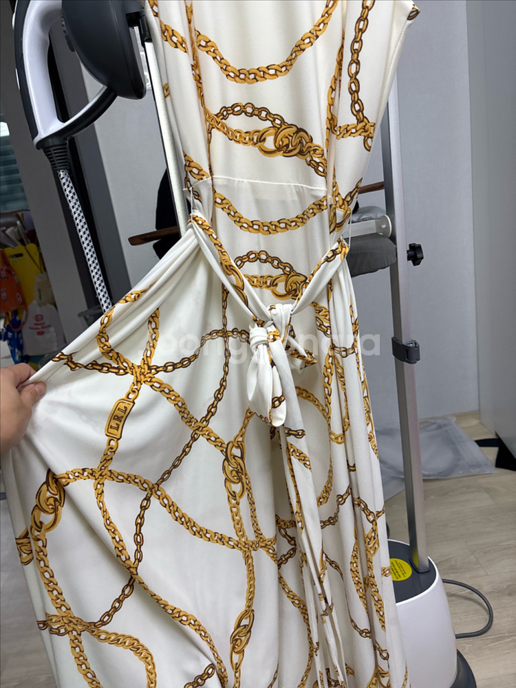 로렌 롱 원피스 랄프로렌 드레스 55-66 물세탁 가능--2