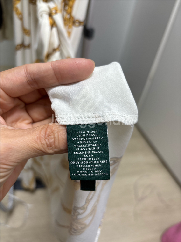 로렌 롱 원피스 랄프로렌 드레스 55-66 물세탁 가능--3