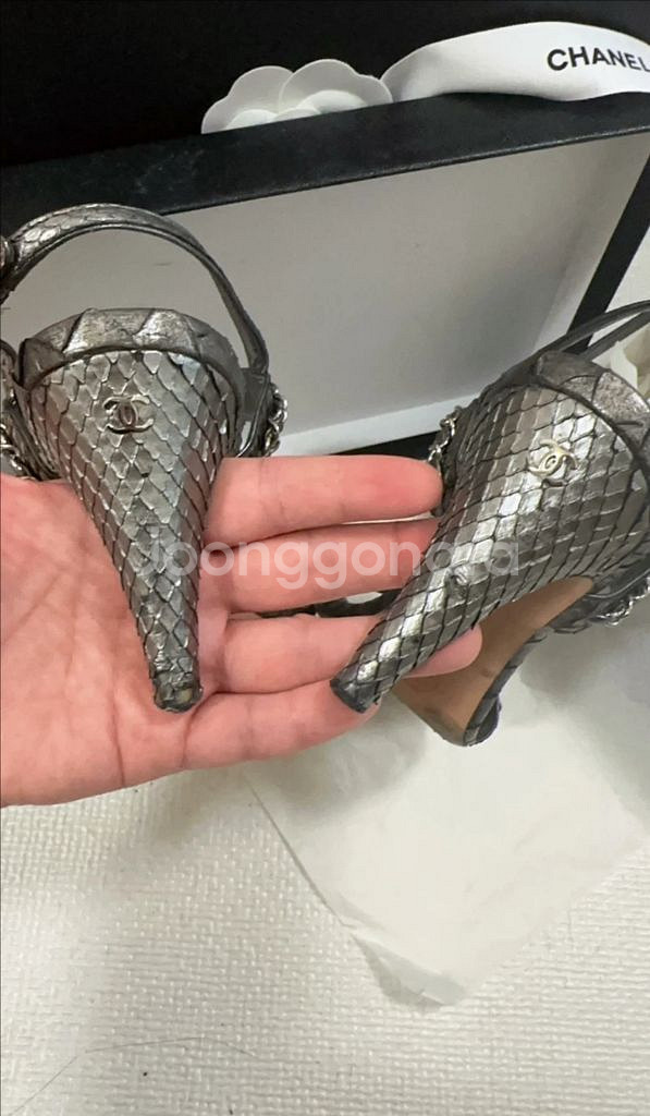 샤넬 구두 하이힐 245--6