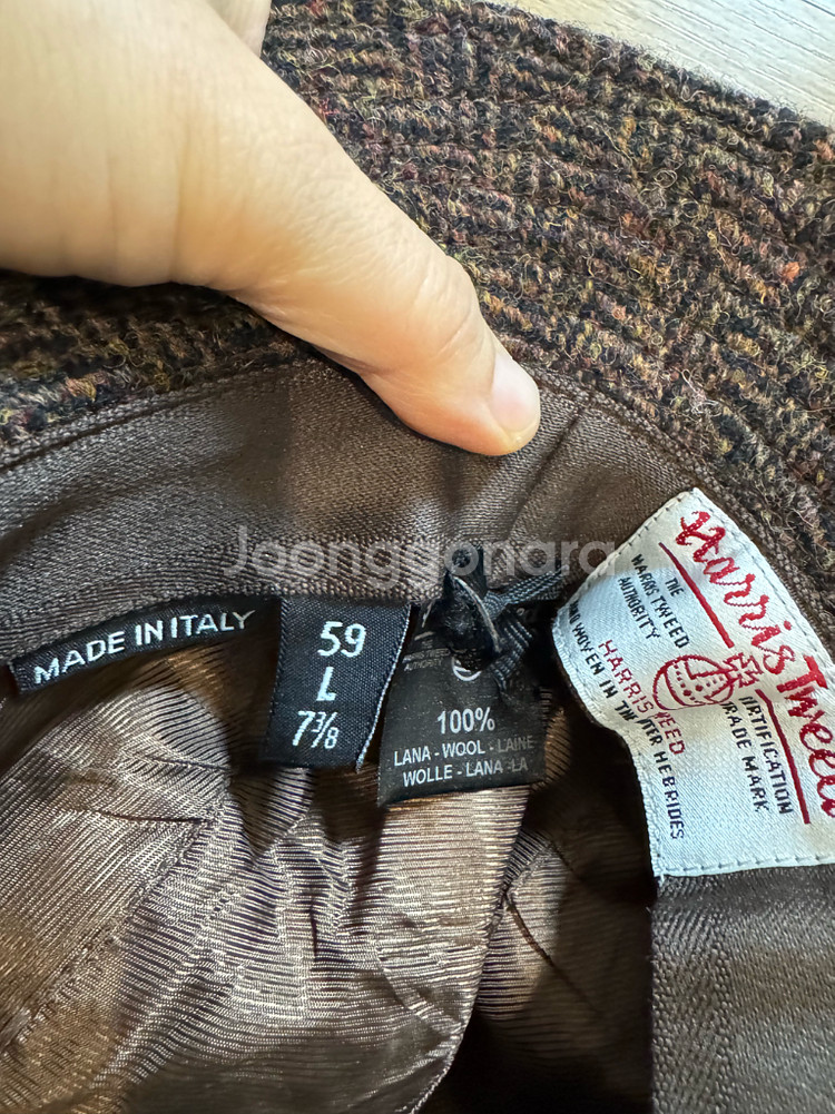 해리스 트위드 모자--5