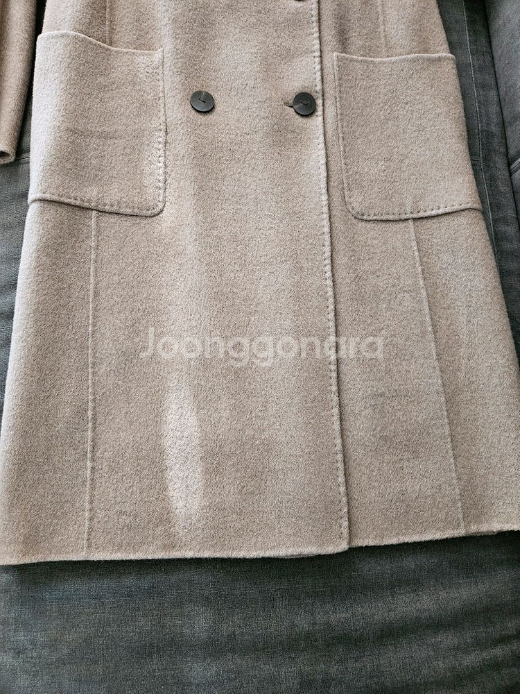 쏘울 라쿤 호주울 프리미엄 정려원 핸드메이드 더블코트 판매해요--10