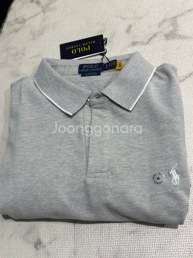 정푸 폴로 랄프로렌 반팔 카라셔츠--1