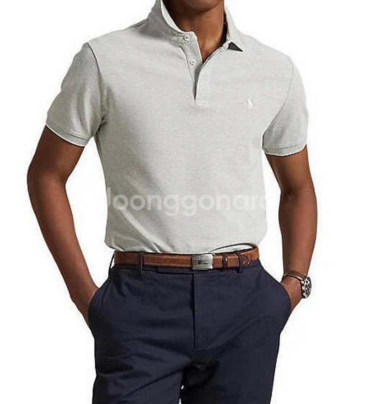 정푸 폴로 랄프로렌 반팔 카라셔츠--0