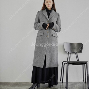 차정원 씨엘제로클로즈 헤링본 싱글 코트