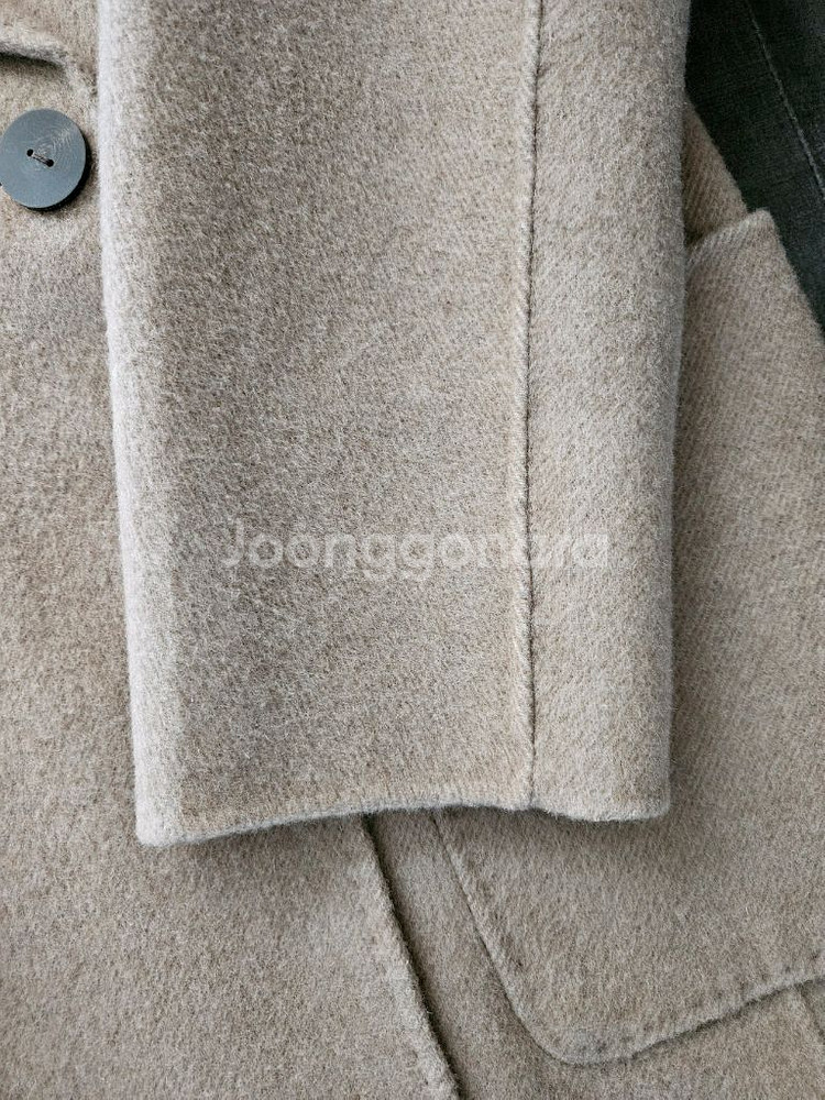 쏘울 라쿤 호주울 프리미엄 정려원 핸드메이드 더블코트 판매해요--16