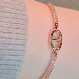 14k핑크골드 팔찌