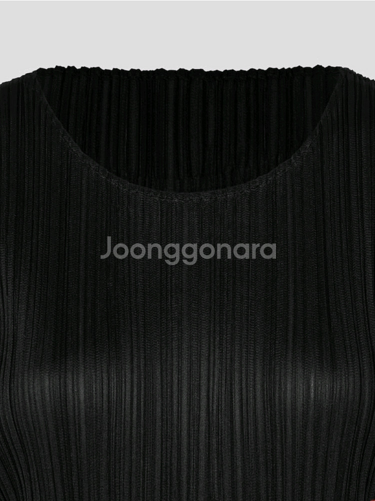 이세이미야케 플리츠플리즈 원피스 2월 먼슬리 원피스 블랙 3사이즈--2