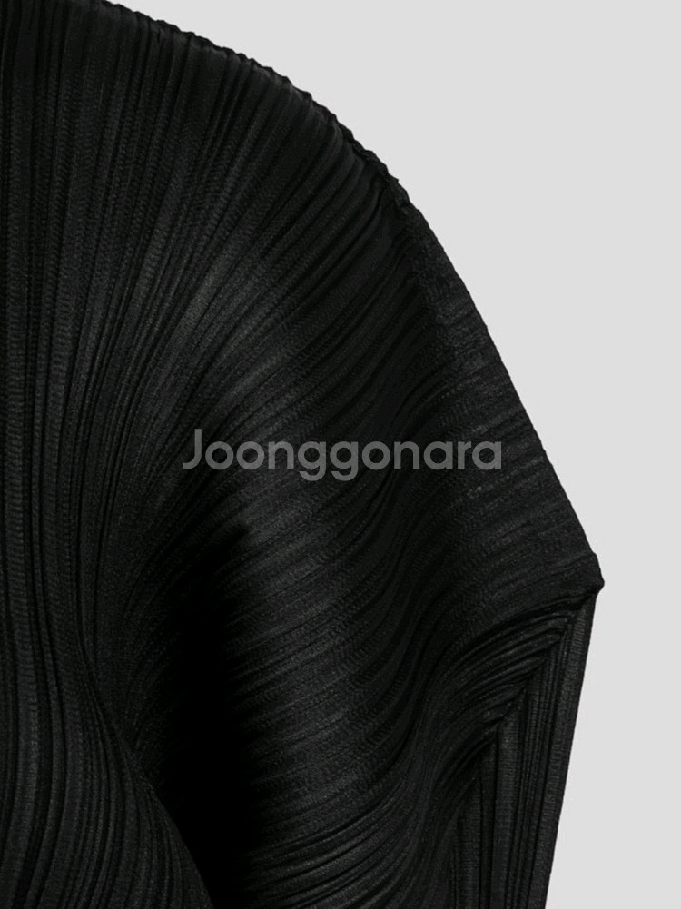 이세이미야케 플리츠플리즈 원피스 2월 먼슬리 원피스 블랙 3사이즈--3