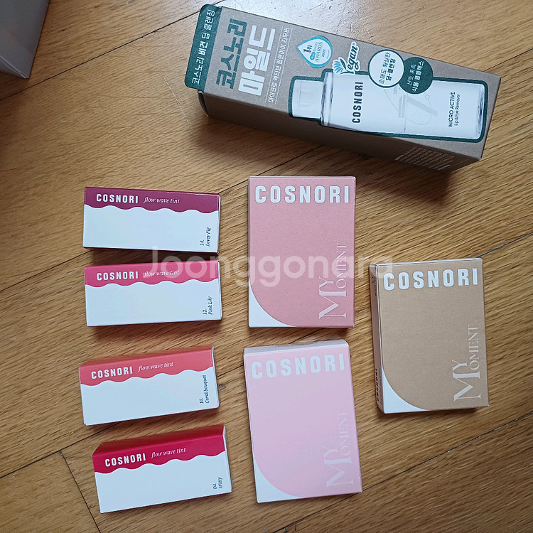 코스노리 웨이브 틴트 04.10.12,14 +코스노리 마이 모먼트 아이 팔레트 01,02,03 일괄--0